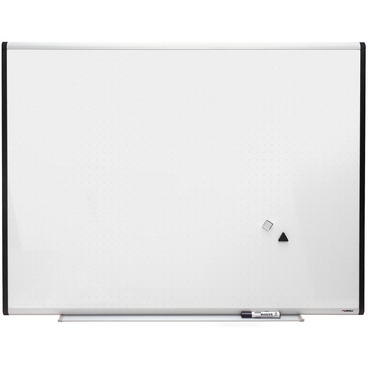 Lorell Magnetic Dry Erase, 4' x 3', Black Frame (LLR69652)