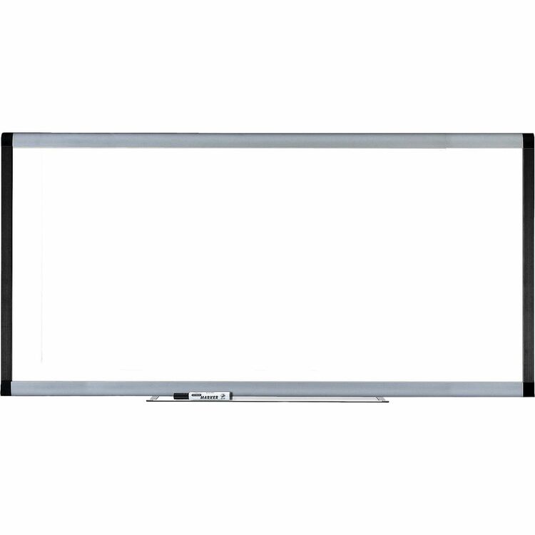 Lorell Magnetic Dry Erase, 8' x 4', Black Frame (LLR69654)