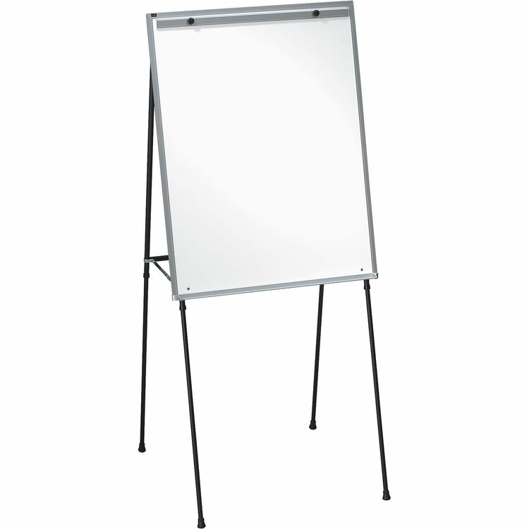 Lorell Dry Erase Easel, 29"x33", Black Frame (LLR75684)