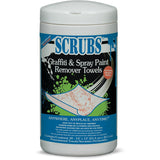 SCRUBS Graffiti/Spray Paint Remover Towels, 30/Canister  (ITW90130) Each