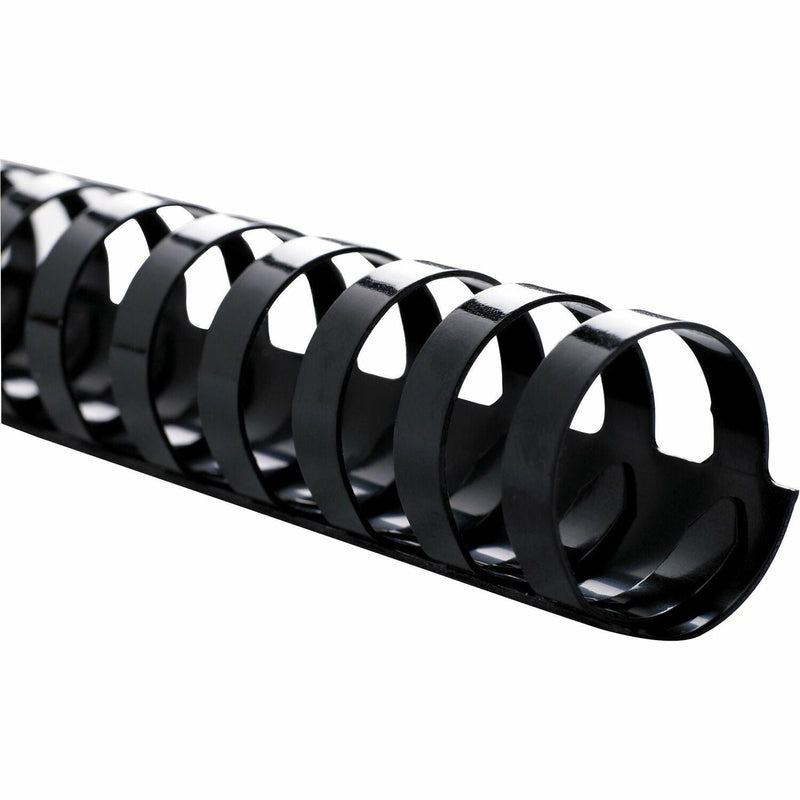 Sparco Plastic Binding Spines, 1-1/2&quot;, 320 Sheet Capacity, 100/Box, black (SPR18003) Box of 100