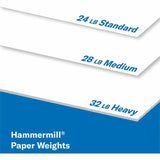 Hammermill Premium Color Copy Print Paper, 100 Bright, 28 lb Bond Weight, 8.5 x 11, Photo White, 500 Sheets/Ream, 8 Reams/Carton (HAM102467CT) Case of 4000