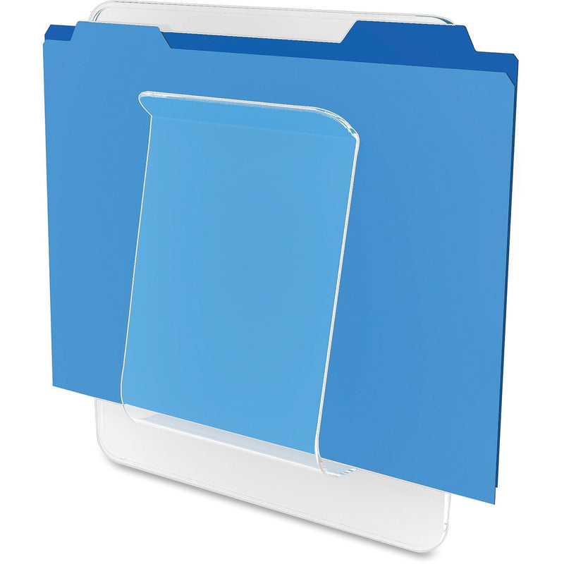 Deflecto File/Chart Holder, 1 Compartment, 10&quot;x2&quot;x10-1/2&quot;, Clear (DEF65501) Each