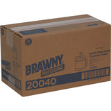 Brawny Professional D400 Disposable Cleaning Towels With Bucket, 9.90" x 13" Length, 200 Sheets/Roll, 2/Carton (GPC20040) Case of 2