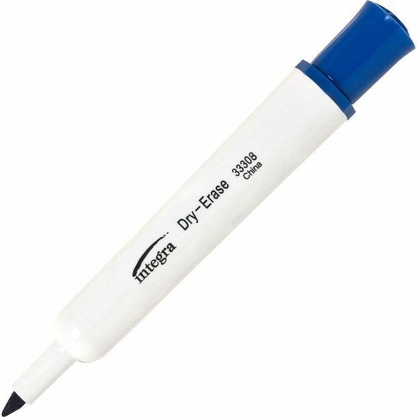 Integra Dry-Erase Marker, Chisel Tip, Blue (ITA33308)