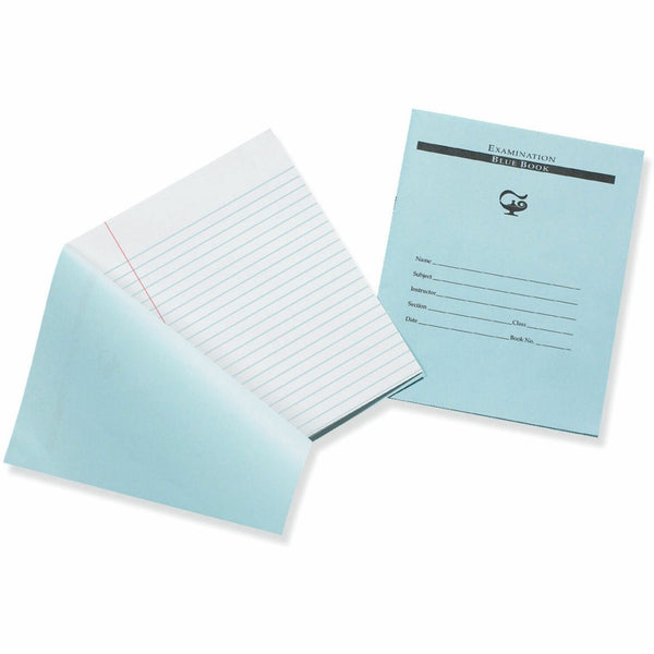 Pacon Examination Book, 5/8&quot; Ruled with Red Margin, 8-1/2&quot;x7&quot;, 8 Sheets (PACBB7816) Case of 1000