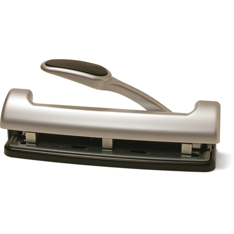 Officemate Adjustable 2/3 Hole Puncher w/ Lever Handle, 15 Sheet Capacity (OIC90050) Each