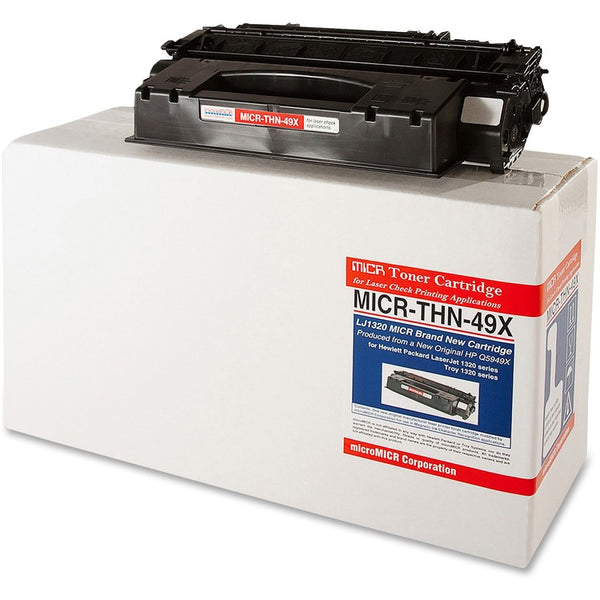 microMICR MICR Toner Cartridge, Alternative for HP 49X, Laser, 6000 Pages, Black, 1 Each (MCMMICRTHN49X)