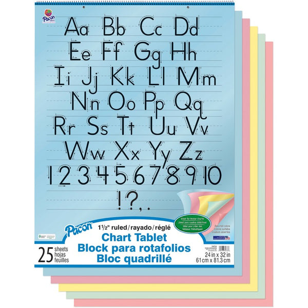 Pacon Colored Chart Tablets (PAC74733)