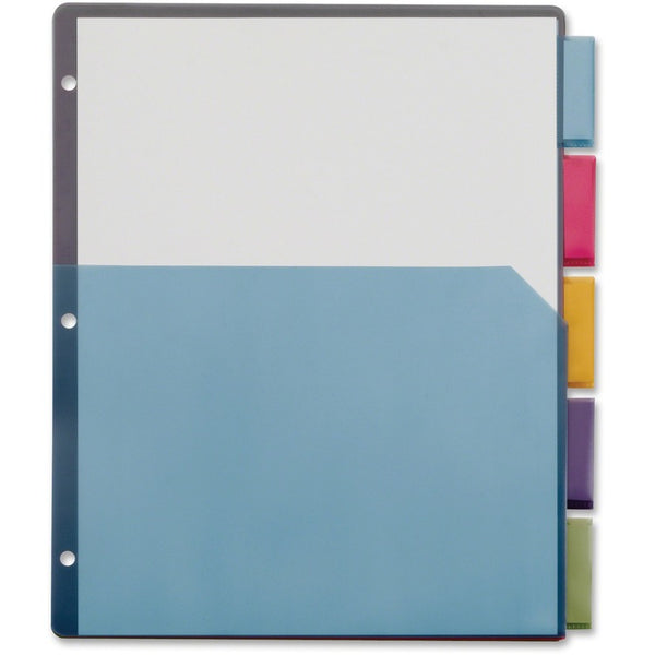 Cardinal Extra Tough Sheet Dividers, Assorted Colors (CRD84016) Set of 5