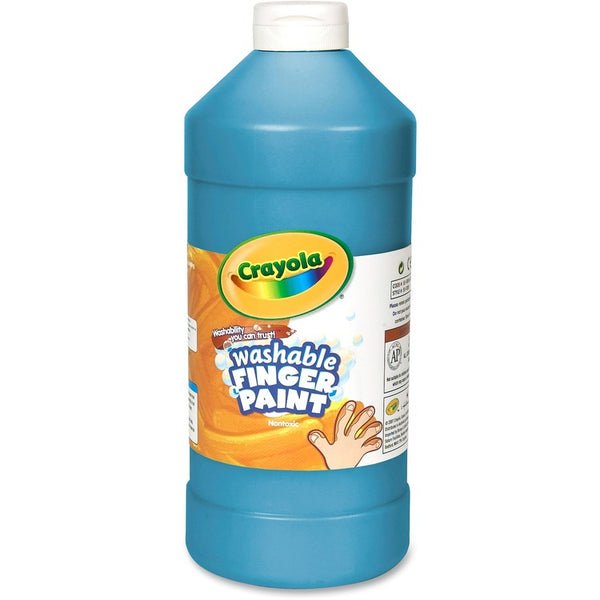 Crayola Washable Finger Paint, 32oz., Blue (CYO551332042) Each