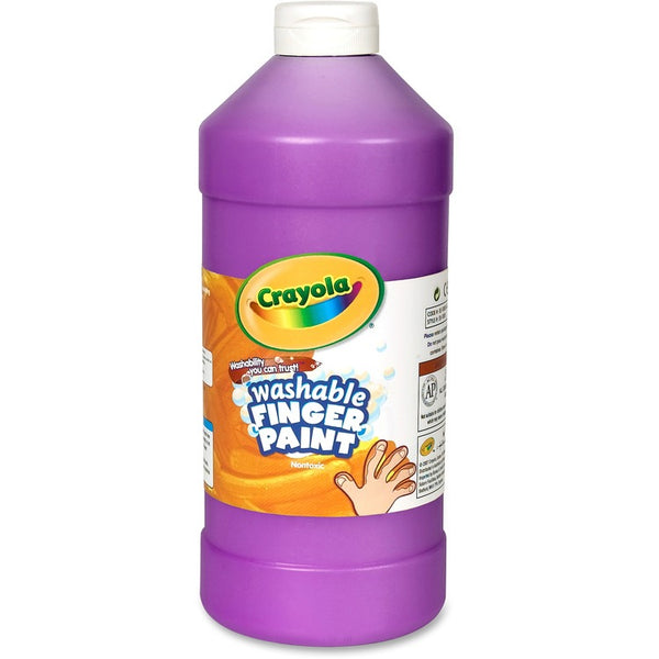 Crayola Washable Finger Paint, 32oz., Violet (CYO551332040) Each
