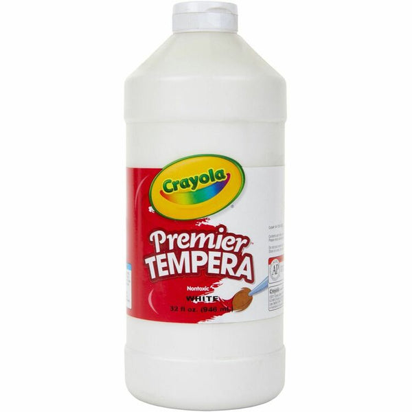Crayola Tempera Paint, White, 32 oz (CYO541232053) Each