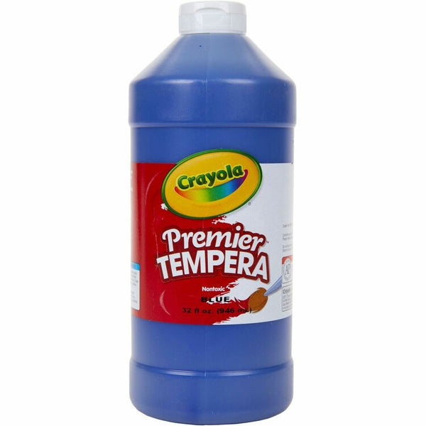 Crayola Tempera Paint, Blue, 32 oz (CYO541232042) Each