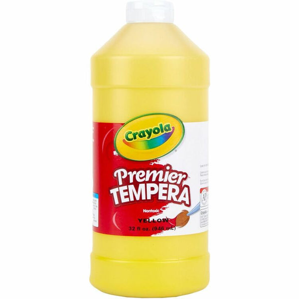 Crayola Tempera Paint, Yellow, 32 oz (CYO541232034) Each