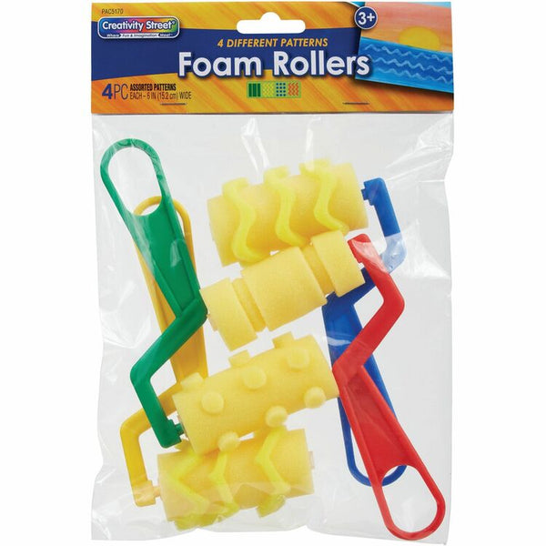 Creativity Street Sponge Roller Painting Set (PAC5170) Pack of 4