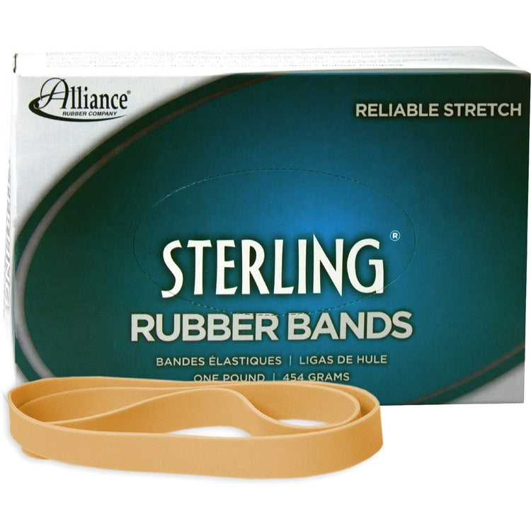 Alliance Rubber Sterling Rubber Bands, Size 105, 0.05" Gauge, Crepe, 1 lb Box, 70/Box (ALL25055) 1 Box