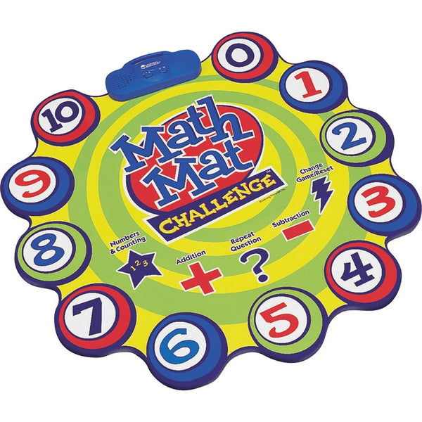 Learning Resources Math mat Challenge Game, Age 4-Up, (LRNLER0047) Each