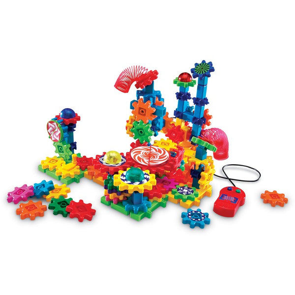Gears! Gears! Gears! Gears Lights/Action Building Set, Age 5-Up, 121/ST, Assorted (LRNLER9209) Set of 121