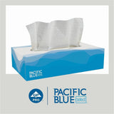 Pacific Blue Select Facial Tissue Flat Box, 2 Ply, 100/Box (GPC48100) Box of 100