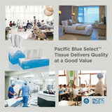 Pacific Blue Select Facial Tissue Flat Box, 2 Ply, 100/Box (GPC48100) Box of 100