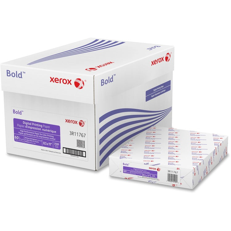 Xerox Copy Paper, 8 1/2"x11", 100 Bright, White, 60 LB, One Ream (XER3R11767) 1 Ream