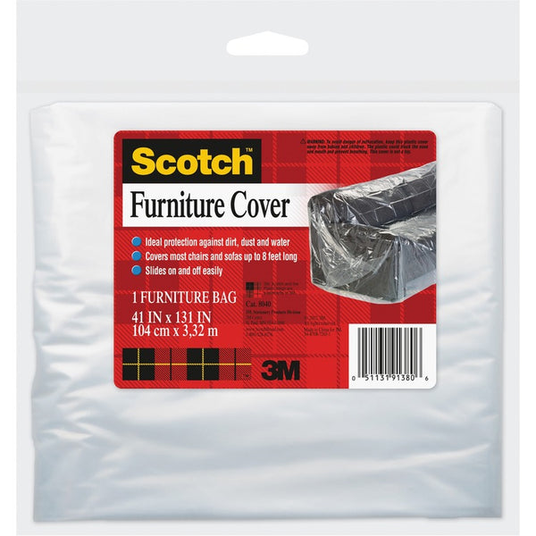 Scotch Heavy Duty Sofa Cover, 41&quot; x 131&quot; (MMM8040)