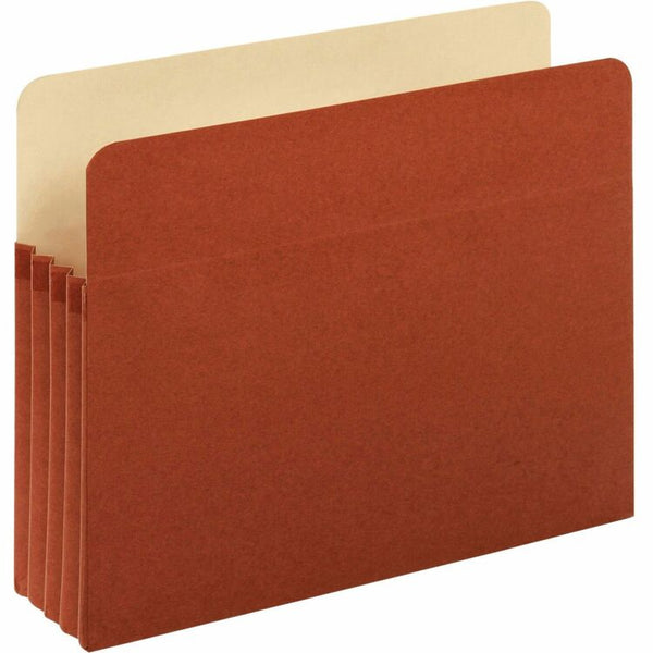 Pendaflex Red Rope Letter Size File Pocket with Top Tab, 3 1/2&quot; Expansion (PFX51524E5) Pack of 5