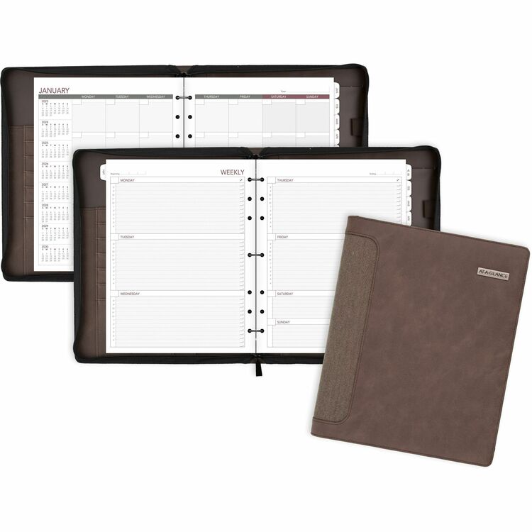 Harrison Day Planner - 1 Year - 8 1/2" x 11" Sheet Size (AAG3070304) Each