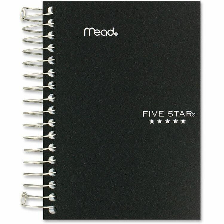 Mead Notebook, College Ruled, 200 Sheets, 5-1/2&quot;x4&quot;, Assorted (MEA45388)