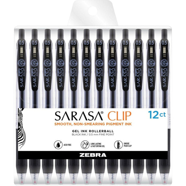 Zebra Pen, Rollerball, Liquid Ink, Arrow Tip, 0.5mm, Black (ZEB47310)