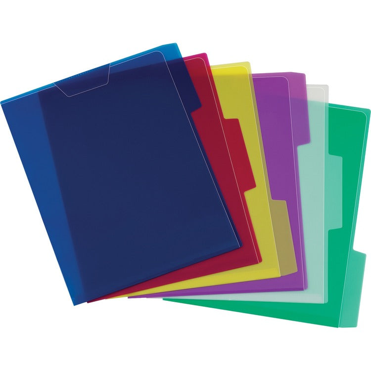 Pendaflex View Folder, 1/3 Cut Tabs, Letter, 6/PK, Assorted (PFX52565) Box of 6