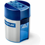 Staedtler Double-hole Tub Pencil Sharpener, 2 Hole(s), 1.5" x 1.5", Plastic (STD512001) Each