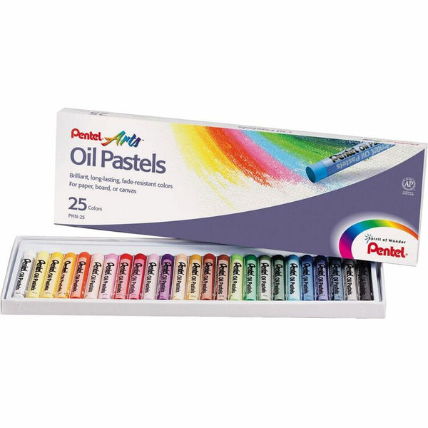 Pentel Arts Oil Pastel Set (PENPHN25) Set of 25