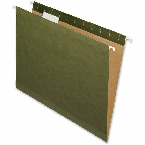 Nature Saver Hanging File Folders, Recycled, 1/5 Cut, Letter, Green (NAT08650) Box of 25