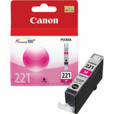 Canon CLI-221M Original Inkjet Ink Cartridge, Magenta, 510 Pages (CNMCLI221M) Each