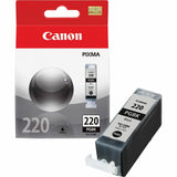Canon PGI-220 Original Inkjet Ink Cartridge, Black, 350 Pages (CNMPGI220) Each
