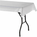 Genuine Joe Banquet-Size Plastic Tablecover, 300 ft Length x 40" Width, Plastic, White (GJO10324) Each