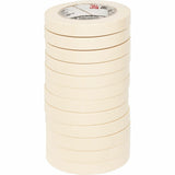 Highland Economy Masking Tape, 60 yd Length x 0.71" x 4.4 mil Thickness, 3" Core, 12/Pack (MMM260018APK) Pack of 100