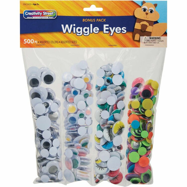 Creativity Street Assorted Wiggle Eyes (PAC3435) Each