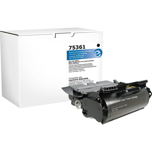 Elite Image Remanufactured Toner Cartridge, Alternative for Lexmark (64015HA), Laser, 21000 Pages, Black, 1 Each (ELI75361) Each