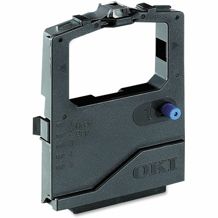Oki Nylon Cartridge Ribbon for ML420, 421, 490, 491, Dot Matrix Printers (OKI42377801) Each