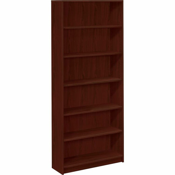 HON Laminate Bookcase with Square Edge, 6 Shelf, 36"x84", Mahogany (HON1877N)