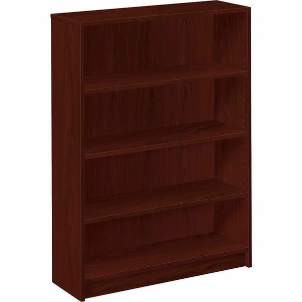 HON 1870 Series Bookcase, Four Shelf, 36w x 11 1/2d x 48 3/4h, Mahogany (HON1874N)