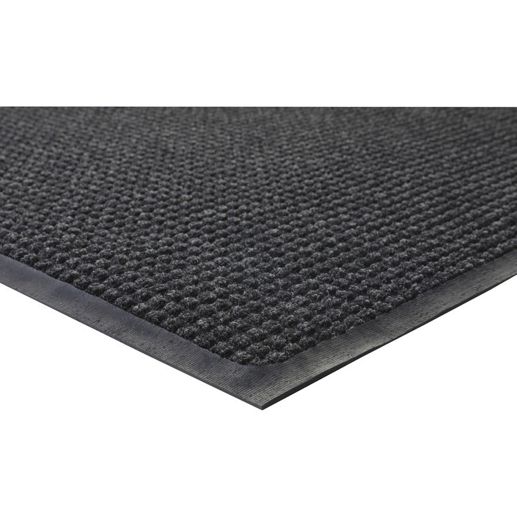 Genuine Joe Indoor/Outdoor Rubber Floor Mat, 5' x 3', Charcoal (GJO59473)