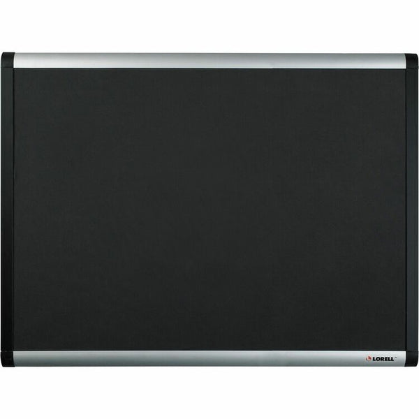 Lorell Mesh Bulletin Board w/ Hardware, 4' x 6', Black (LLR75695)