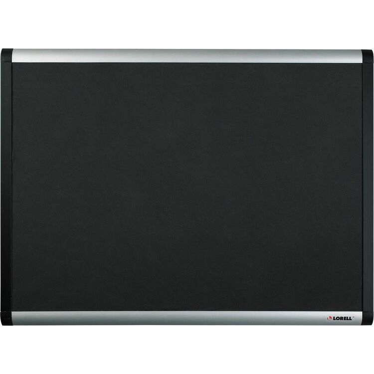 Lorell Mesh Bulletin Board w/ Hardware, 3'' x 4'', Black (LLR75696)