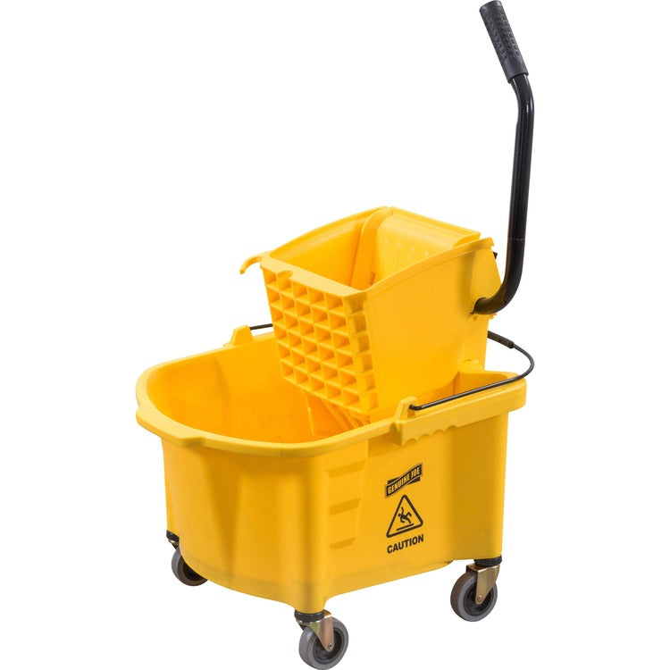 Genuine Joe Plastic Bucket & Wringer Combo, 26 Quart (GJO60466)