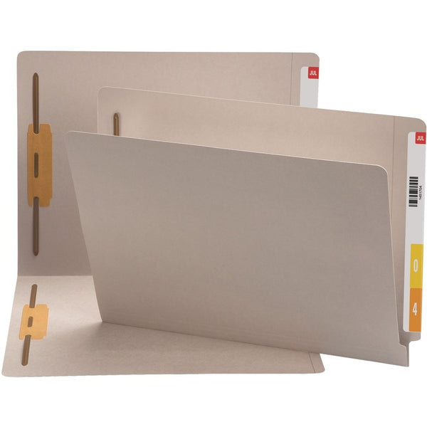 Smead Color Fastener Folder, 3/4&quot; Exp, Letter-Size, Gray (SMD25849)