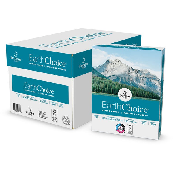 EarthChoice EarthChoice Office Paper, 92 Bright, 20lb, 8.5 x 11, White, 500 Sheets/Ream, 10 Reams/Carton (DMR2700) 10 Reams